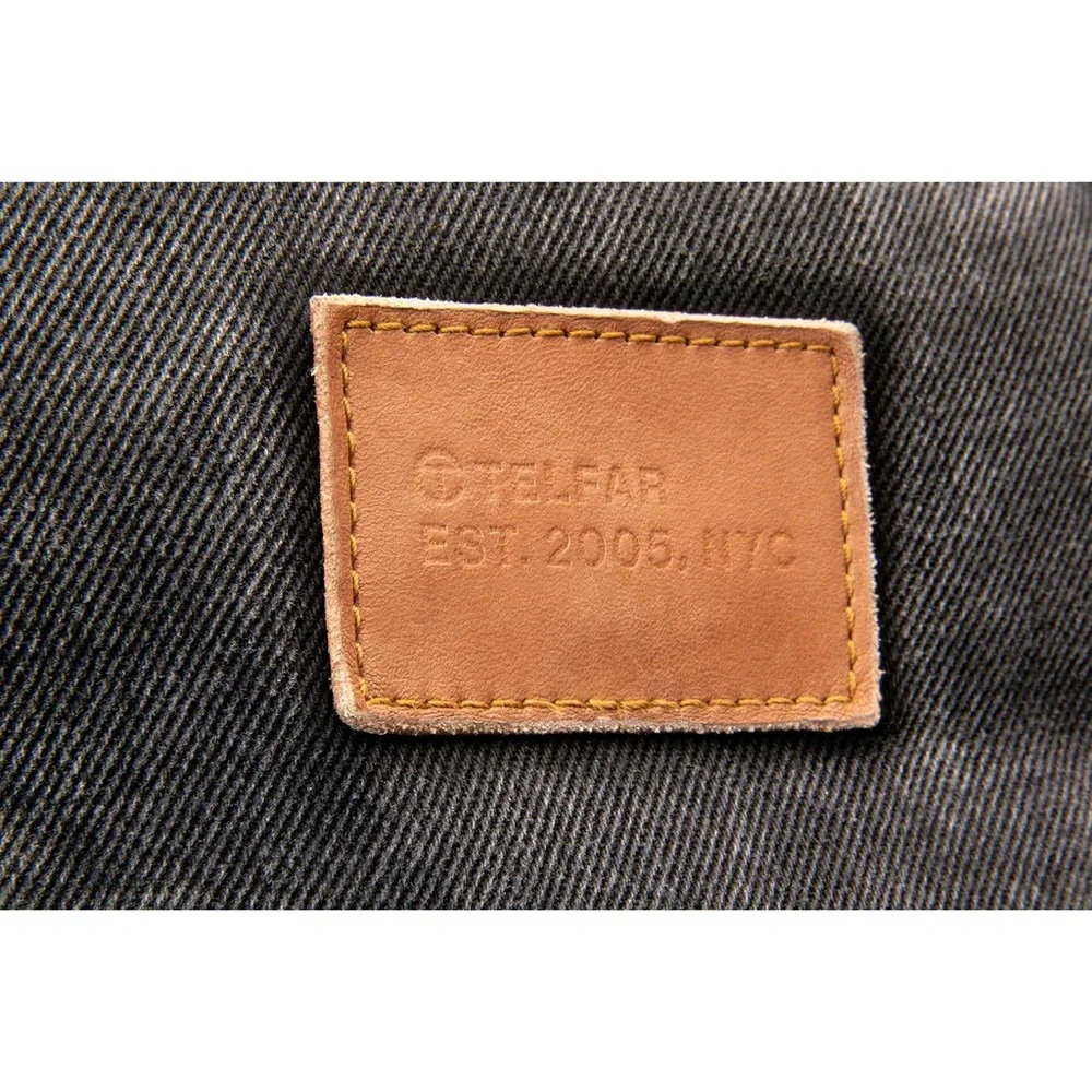 Large Telfar Denim Shopper- Black - Picture 6 of 7